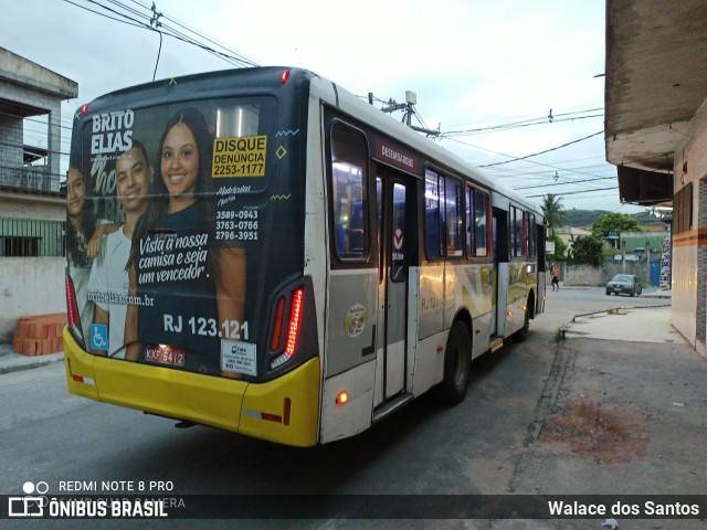 Viação Nilopolitana RJ 123.121 na cidade de Nova Iguaçu, Rio de Janeiro, Brasil, por Walace dos Santos. Número da foto: #8644989.