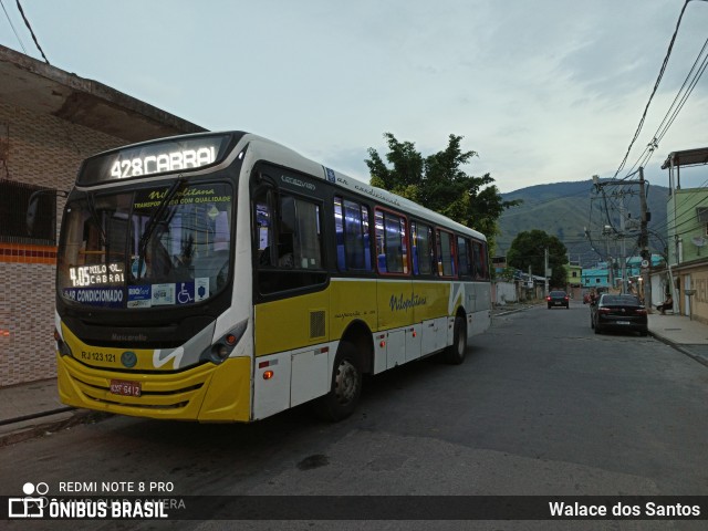 Viação Nilopolitana RJ 123.121 na cidade de Nova Iguaçu, Rio de Janeiro, Brasil, por Walace dos Santos. Número da foto: #8644966.