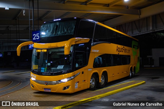 Viação Águia Branca 50640 na cidade de Resende, Rio de Janeiro, Brasil, por Gabriel Nunes de Carvalho. Número da foto: #8642662.