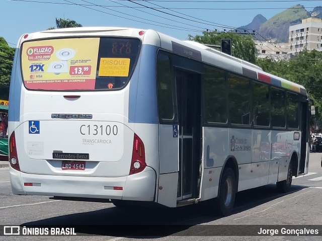 Transportes Barra C13100 na cidade de Rio de Janeiro, Rio de Janeiro, Brasil, por Jorge Gonçalves. ID da foto: 8642928.