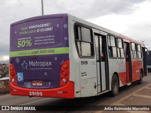 Transbus Transportes > Gávea Transportes 29199 na cidade de Belo Horizonte, Minas Gerais, Brasil, por Adão Raimundo Marcelino. ID da foto: 8645544.