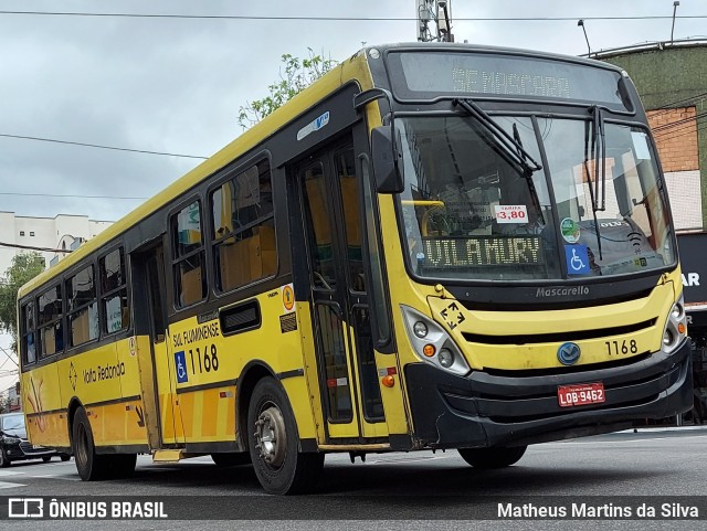 Viação Sul Fluminense 1168 na cidade de Volta Redonda, Rio de Janeiro, Brasil, por Matheus Martins da Silva. Número da foto: #8643307.