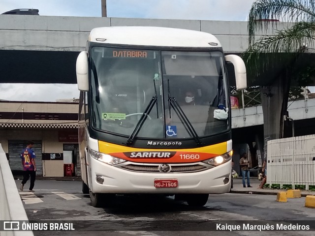 Saritur - Santa Rita Transporte Urbano e Rodoviário 11660 na cidade de Belo Horizonte, Minas Gerais, Brasil, por Kaique Marquês Medeiros . ID da foto: 8644553.