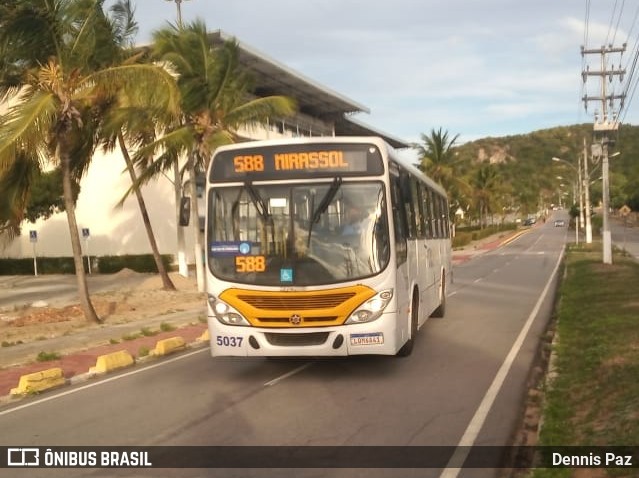 Via Sul TransFlor 5037 na cidade de Natal, Rio Grande do Norte, Brasil, por Dennis Paz. ID da foto: 8644442.