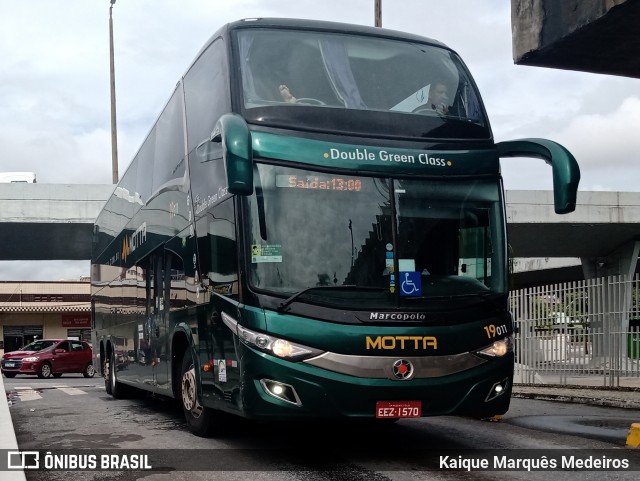 Viação Motta 19011 na cidade de Belo Horizonte, Minas Gerais, Brasil, por Kaique Marquês Medeiros . Número da foto: #8644521.