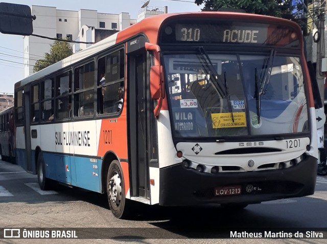 Viação Sul Fluminense 1201 na cidade de Volta Redonda, Rio de Janeiro, Brasil, por Matheus Martins da Silva. Número da foto: #8643281.