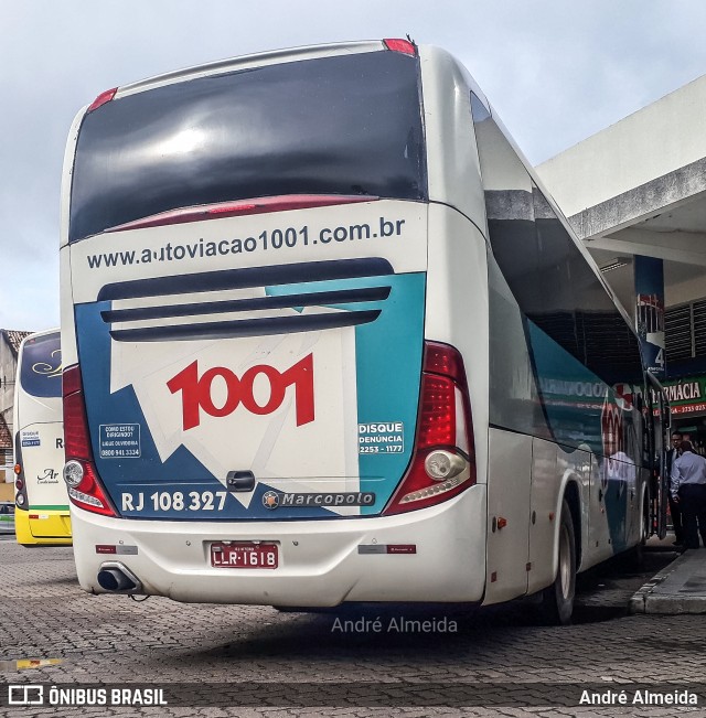 Auto Viação 1001 RJ 108.327 na cidade de Campos dos Goytacazes, Rio de Janeiro, Brasil, por André Almeida. ID da foto: 8642649.