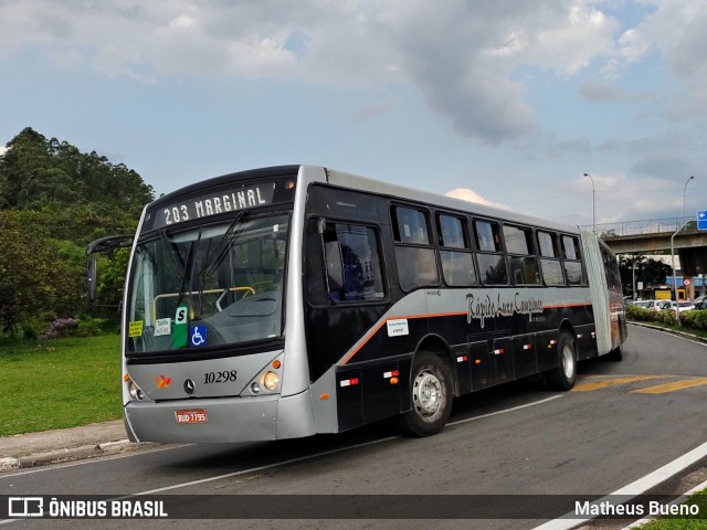 Rápido Campinas 10298 na cidade de Campo Limpo Paulista, São Paulo, Brasil, por Matheus Bueno. Número da foto: #8644114.