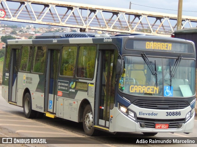 Bettania Ônibus 30886 na cidade de Belo Horizonte, Minas Gerais, Brasil, por Adão Raimundo Marcelino. ID da foto: 8645530.