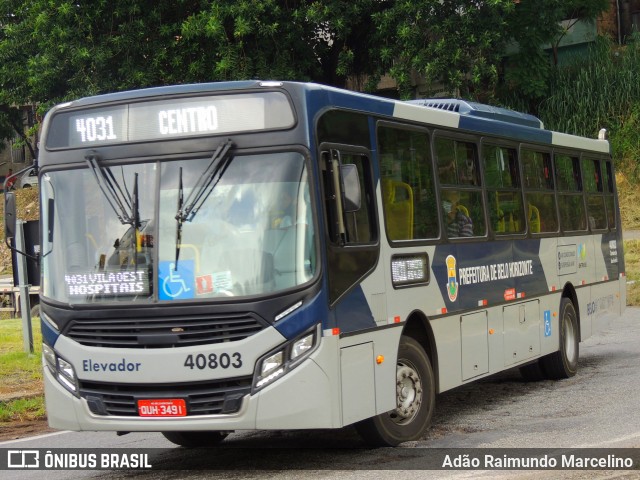 Salvadora Transportes > Transluciana 40803 na cidade de Belo Horizonte, Minas Gerais, Brasil, por Adão Raimundo Marcelino. ID da foto: 8645465.