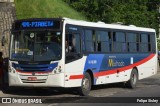 Transportes Machado RJ 162.039 na cidade de Duque de Caxias, Rio de Janeiro, Brasil, por Felipe Sisley. Número da foto: #:id.