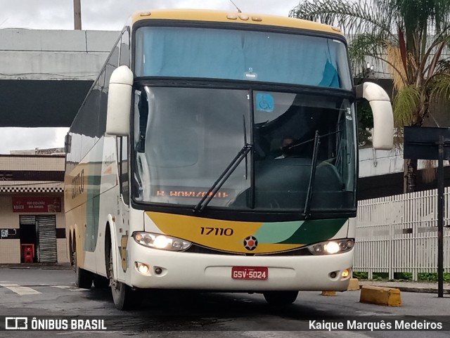 Empresa Gontijo de Transportes 17110 na cidade de Belo Horizonte, Minas Gerais, Brasil, por Kaique Marquês Medeiros . ID da foto: 8647019.