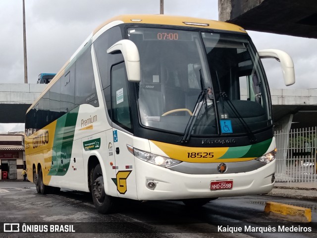 Empresa Gontijo de Transportes 18525 na cidade de Belo Horizonte, Minas Gerais, Brasil, por Kaique Marquês Medeiros . ID da foto: 8647025.