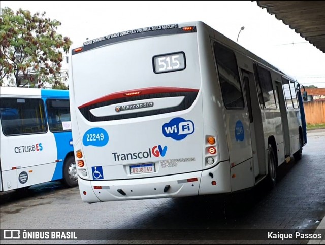 Nova Transporte 22249 na cidade de Serra, Espírito Santo, Brasil, por Kaique Passos. Número da foto: #8647433.