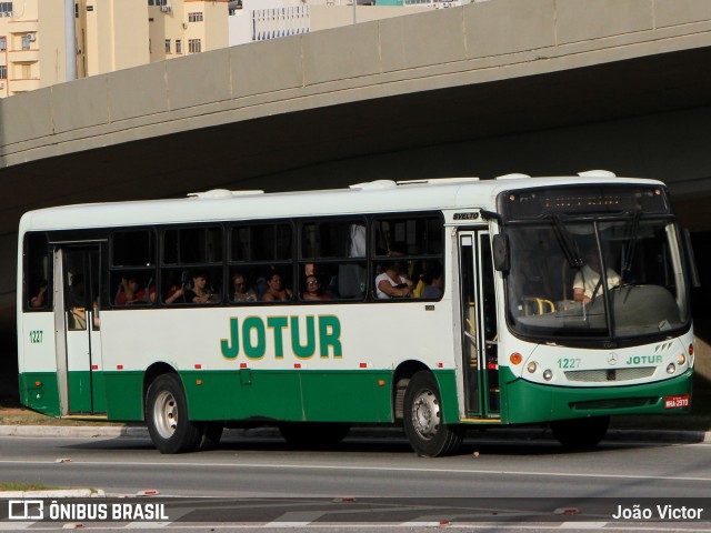 Jotur - Auto Ônibus e Turismo Josefense 1227 na cidade de Florianópolis, Santa Catarina, Brasil, por João Victor. ID da foto: 8647528.