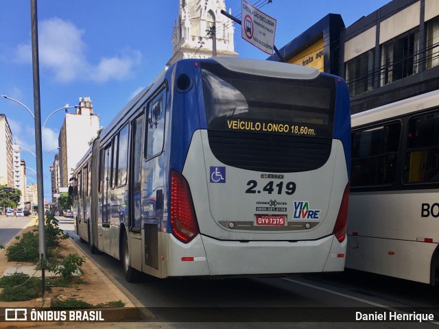 Mobibrasil São Lourenço >>> Mobi-PE 2.419 na cidade de Recife, Pernambuco, Brasil, por Daniel Henrique. ID da foto: 8646462.