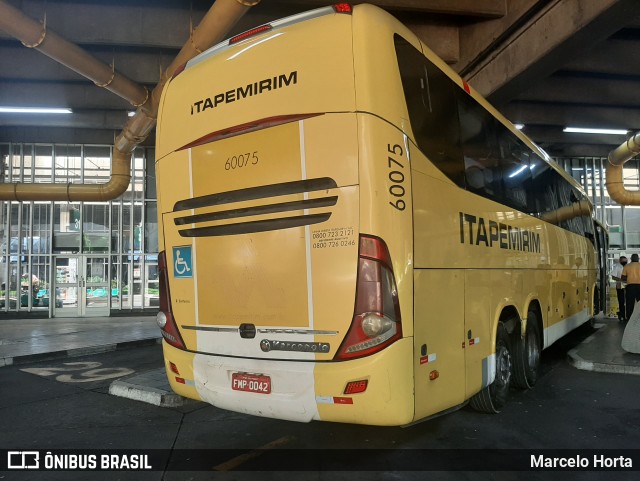 Viação Itapemirim 60075 na cidade de São Paulo, São Paulo, Brasil, por Marcelo Horta. Número da foto: #8647342.