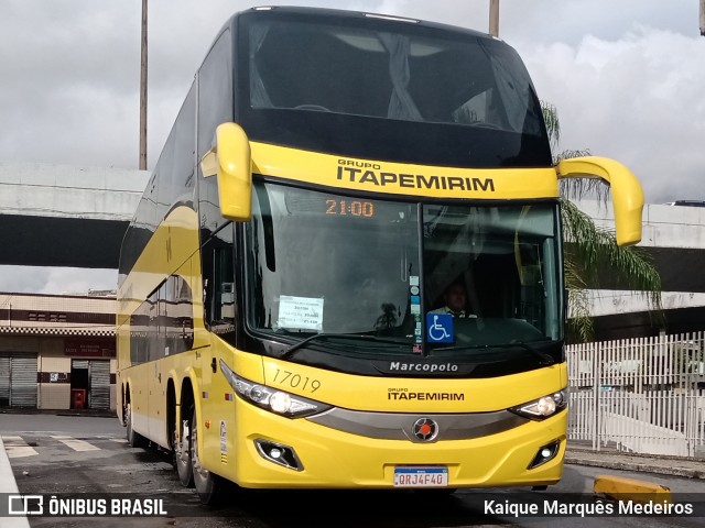 Viação Itapemirim 17019 na cidade de Belo Horizonte, Minas Gerais, Brasil, por Kaique Marquês Medeiros . Número da foto: #8647048.