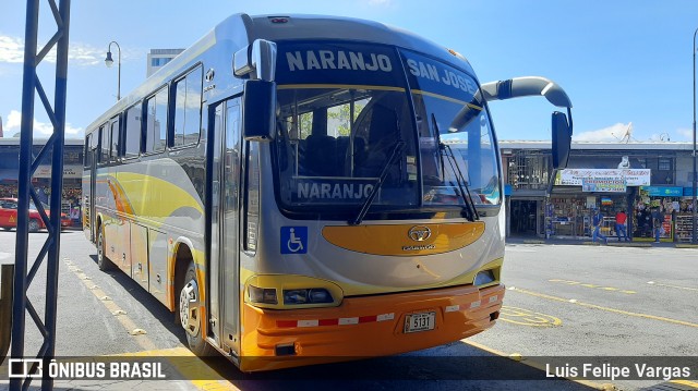 Transportes Naranjo X3 na cidade de San José, San José, Costa Rica, por Luis Felipe Vargas. ID da foto: 8645890.