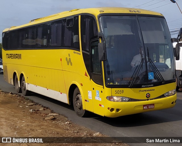 Viação Itapemirim 5059 na cidade de Teresina, Piauí, Brasil, por San Martin Lima. ID da foto: 8645681.