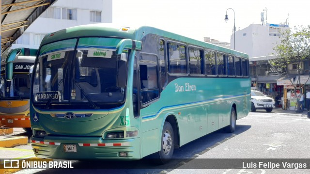 Transportes Naranjo X5 na cidade de San José, San José, Costa Rica, por Luis Felipe Vargas. Número da foto: #8645914.