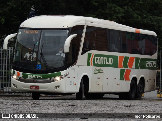 Empresa Gontijo de Transportes 21675 na cidade de Divinópolis, Minas Gerais, Brasil, por Igor Policarpo. Número da foto: #8647611.