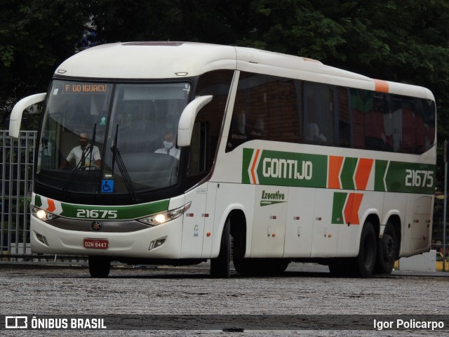 Empresa Gontijo de Transportes 21675 na cidade de Divinópolis, Minas Gerais, Brasil, por Igor Policarpo. ID da foto: 8647611.