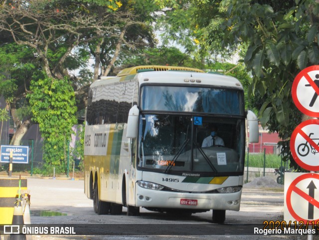 Empresa Gontijo de Transportes 14915 na cidade de São José dos Campos, São Paulo, Brasil, por Rogerio Marques. ID da foto: 8650170.