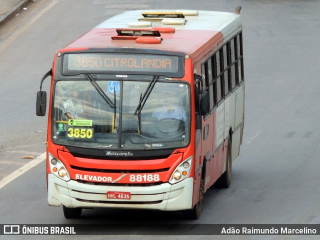 Viação Novo Retiro 88188 na cidade de Belo Horizonte, Minas Gerais, Brasil, por Adão Raimundo Marcelino. ID da foto: 8650993.