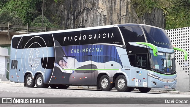 Viação Garcia 86005 na cidade de Santos, São Paulo, Brasil, por Davi Cesar. ID da foto: 8650653.