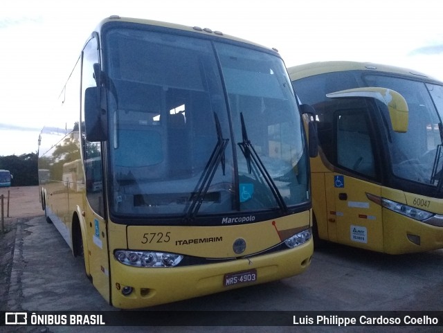 Viação Itapemirim 5725 na cidade de Vitória da Conquista, Bahia, Brasil, por Luis Philippe Cardoso Coelho. Número da foto: #8653730.