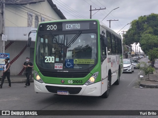 Via Verde Transportes Coletivos 0521013 na cidade de Manaus, Amazonas, Brasil, por Yuri Brito. Número da foto: #8652997.