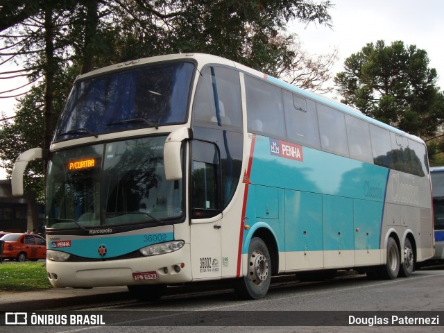 Empresa de Ônibus Nossa Senhora da Penha 36002 na cidade de Curitiba, Paraná, Brasil, por Douglas Paternezi. ID da foto: 8653179.