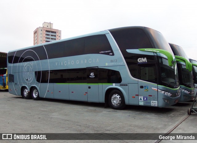 Viação Garcia 8613 na cidade de São José dos Campos, São Paulo, Brasil, por George Miranda. ID da foto: 8652806.