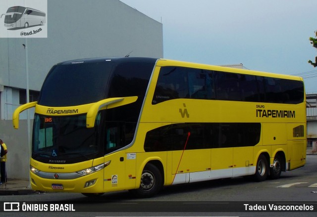 Viação Itapemirim 17007 na cidade de Rio de Janeiro, Rio de Janeiro, Brasil, por Tadeu Vasconcelos. Número da foto: #8652906.