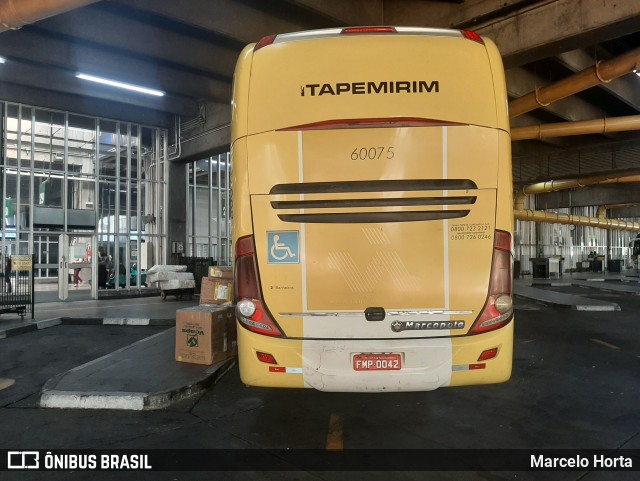 Viação Itapemirim 60075 na cidade de São Paulo, São Paulo, Brasil, por Marcelo Horta. Número da foto: #8653673.
