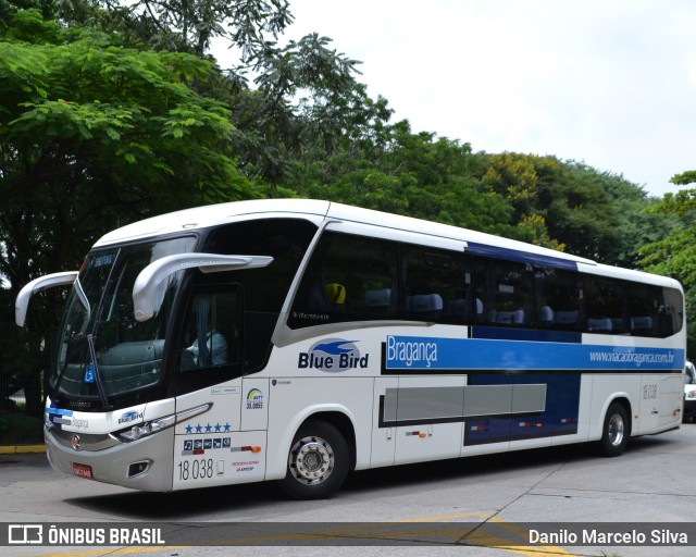 Auto Viação Bragança 18.038 na cidade de São Paulo, São Paulo, Brasil, por Danilo Marcelo Silva. Número da foto: #8653933.