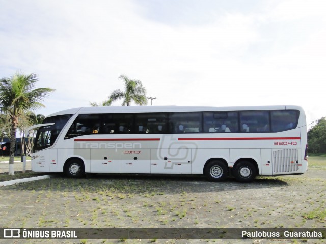 Transpen Transporte Coletivo e Encomendas 38040 na cidade de Guaratuba, Paraná, Brasil, por Paulobuss  Guaratuba. ID da foto: 8652611.