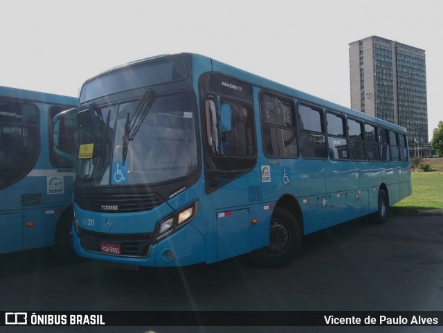 Taguatur - Taguatinga Transporte e Turismo 04311 na cidade de Brasília, Distrito Federal, Brasil, por Vicente de Paulo Alves. ID da foto: 8651192.