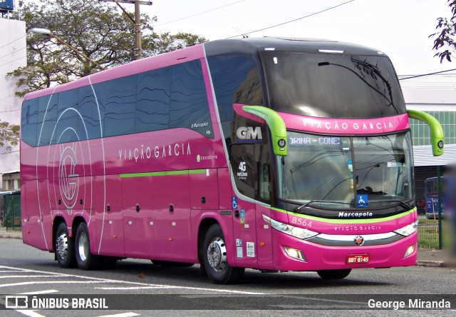 Viação Garcia 8564 na cidade de São José dos Campos, São Paulo, Brasil, por George Miranda. ID da foto: 8653028.