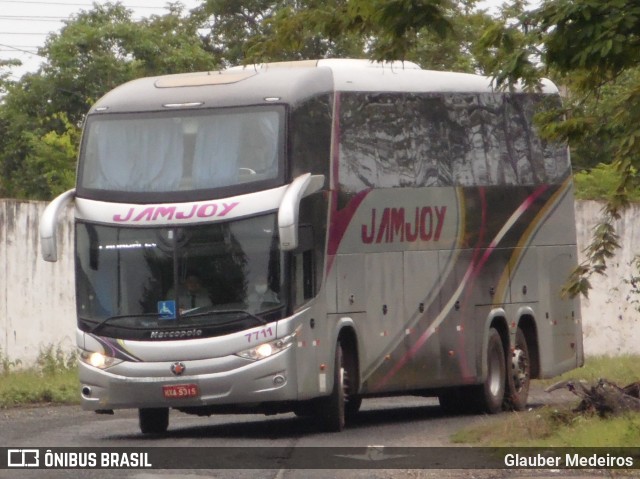 Viação Jam Joy 7711 na cidade de Teresina, Piauí, Brasil, por Glauber Medeiros. Número da foto: #8652534.