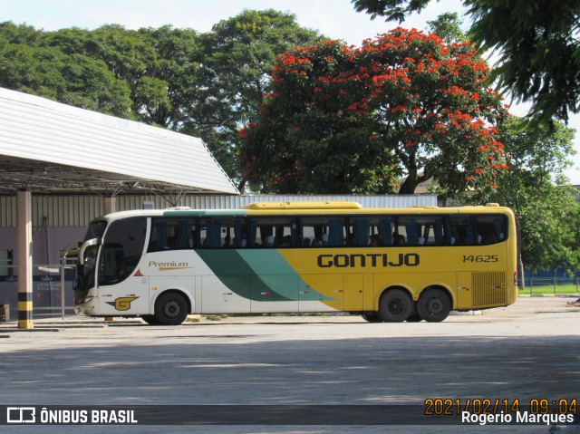 Empresa Gontijo de Transportes 14625 na cidade de São José dos Campos, São Paulo, Brasil, por Rogerio Marques. ID da foto: 8653535.