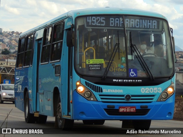 Vianel > Auto Viação Pioneira 02053 na cidade de Belo Horizonte, Minas Gerais, Brasil, por Adão Raimundo Marcelino. Número da foto: #8656609.