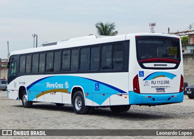 Auto Viação Vera Cruz - Belford Roxo RJ 112.056 na cidade de Belford Roxo, Rio de Janeiro, Brasil, por Leonardo Lopes. ID da foto: 8654547.