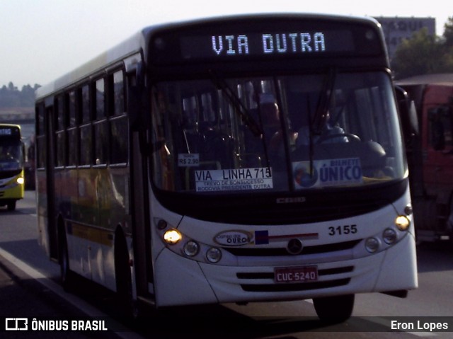 Viação Campo dos Ouros 3155 na cidade de Guarulhos, São Paulo, Brasil, por Eron Lopes. Número da foto: #8656099.