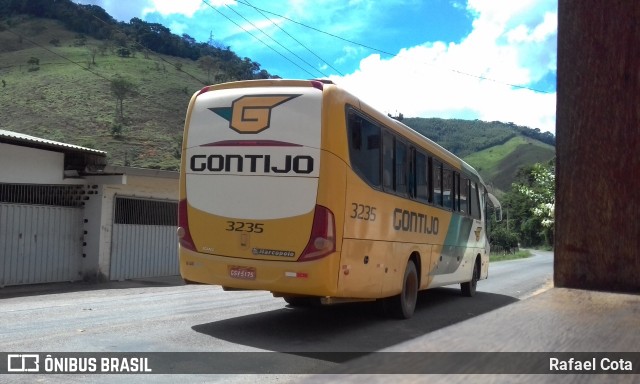 Empresa Gontijo de Transportes 3235 na cidade de Dom Silvério, Minas Gerais, Brasil, por Rafael Cota. ID da foto: 8654166.