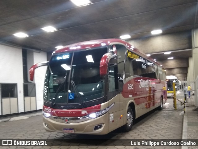 Santa Maria Fretamento e Turismo > Transportes Santa Maria(SP) 250 na cidade de Belo Horizonte, Minas Gerais, Brasil, por Luis Philippe Cardoso Coelho. Número da foto: #8655597.