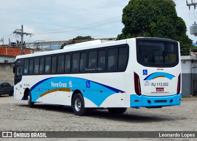 Auto Viação Vera Cruz - Belford Roxo RJ 112.052 na cidade de Belford Roxo, Rio de Janeiro, Brasil, por Leonardo Lopes. ID da foto: 8654805.