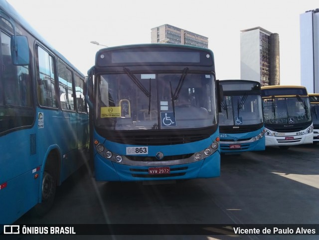 Taguatur - Taguatinga Transporte e Turismo 06863 na cidade de Brasília, Distrito Federal, Brasil, por Vicente de Paulo Alves. Número da foto: #8654013.