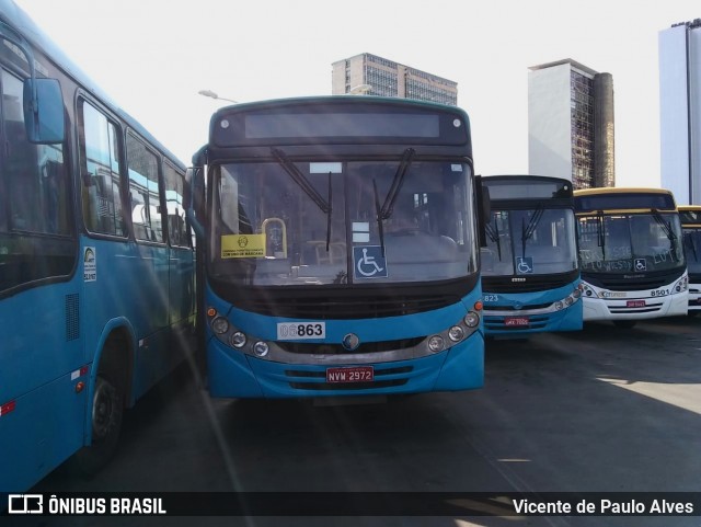 Taguatur - Taguatinga Transporte e Turismo 06863 na cidade de Brasília, Distrito Federal, Brasil, por Vicente de Paulo Alves. ID da foto: 8654013.